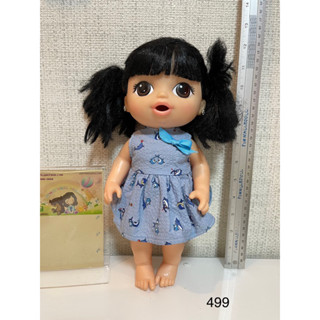 Baby alive doll ผมดำ เจาะหู ของแท้ ชุดแถม แน่นนิดนึงตามภาพสุดท้ายค่ะ สภาพ97%