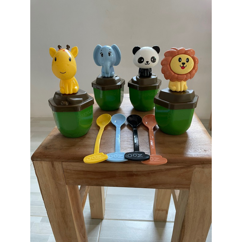 แก้วไอติม swensen’s ชุดสวนสัตว์ 4 ใบ