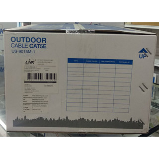 LINK CAT5E รุ่น US-9015M-1 Outdoor แบบมีสลิง ความยาว 100 เมตร