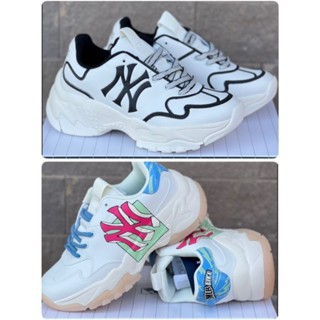 **พร้อมส่ง** รองเท้า MLB bigball chunky embo logo NY พื้นยาง Size 36-44
