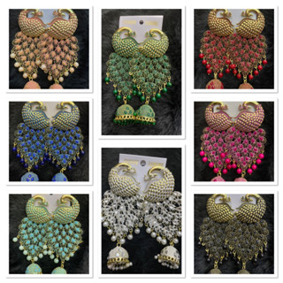 ต่างหูอินเดีย(พร้อมส่ง)Indian Style Earrings