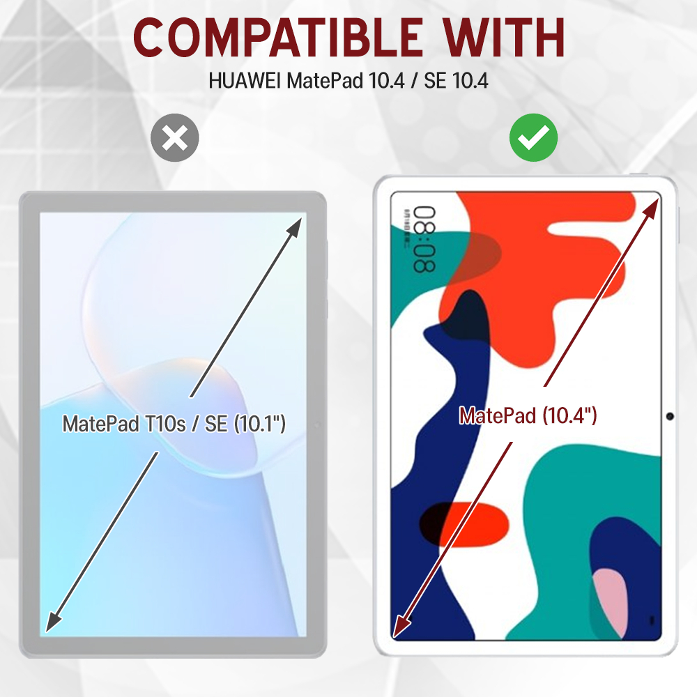 กระจก 2.5D Huawei MatePad 10.4 / MatePad SE 10.4 ฟิล์มกันรอย กระจกนิรภัย เต็มจอ ฟิล์มกระจก – 2.5D Curved Tempered Glass ราคา ถูกที่สุด ดีลบีเคเค แกลเลอรีภาพที่ 3