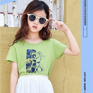 K-2290-SHORT 3สี เสื้อยืดเด็ก เสื้อเด็กน่ารัก เสื้อเด็กราคาปลีก-ส่ง