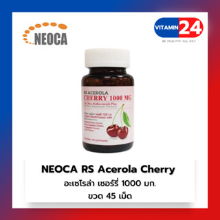 NEOCA RS Acerola Cherry 1000 mg. Citrus Bioflavonoids Plus บรรจุ 45 เม็ด จำนวน 1 ขวด