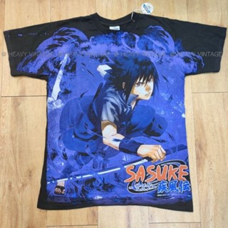 [ SASUKE ]NARUTO BOOTLEG OVERPRINT เสื้อลายการ์ตูนนารูโตะ