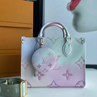 Louis Vuitton Geant on the go  Mini In Pastel color  สีสวยมาก ใหม่สุด