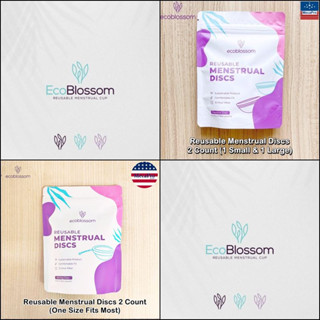 EcoBlossom® Reusable Menstrual Discs 2 Count ถ้วยอนามัย ถ้วยรองรับประจำเดือน