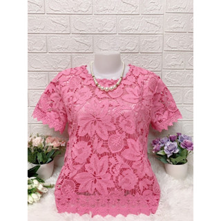 เสื้อลูกไม้ผู้หญิงอก36,38,40,42จ้าผ้านิ่มใส่สบายมีซับในทั้งตัวจ้า