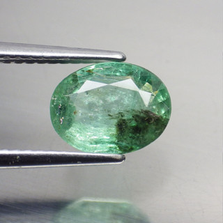 พลอย มรกต เอมเมอรัล ดิบ ธรรมชาติ แท้ ( Unheated Natural Emerald ) หนัก 1.31 กะรัต