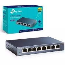 SWITCH (สวิตซ์) TP-LINK (TL-SG108) 8 PORTS GIGABIT PORT IN METAL CASING 10/100/1000Mbps