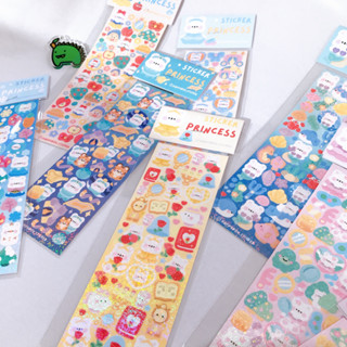 (พร้อมส่ง) สติกเกอร์เจ้าหญิง ดิสนีย์ มีให้เลือกเยอะมาก Disney Princess Sticker สติกเกอร์