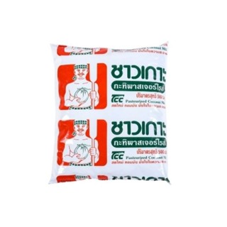 ชาวเกาะ กะทิถุงพลาสเจอร์ไรส์ 500 มล.