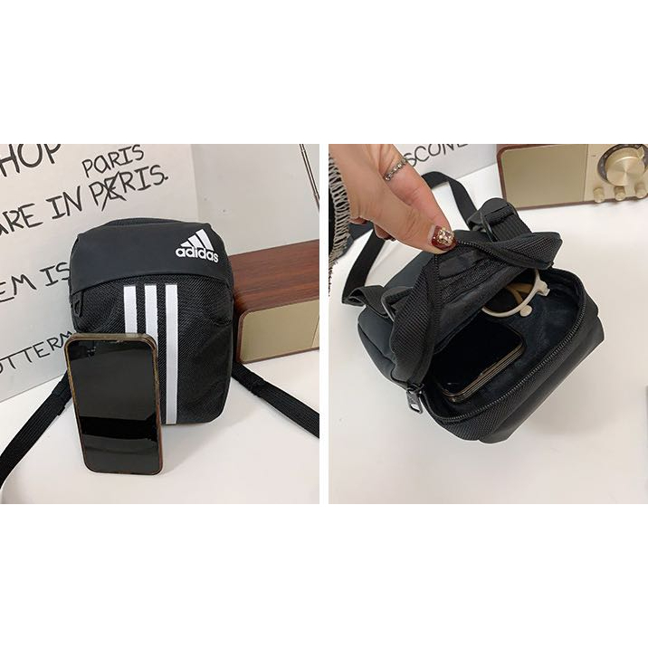 รุ่นใหม่กระเป๋า Messenger แฟชั่นสำหรับผู้ชายและผู้หญิง่(มี 2 แบบให้เลือก)พร้อมส่ง - รูปที่ 4