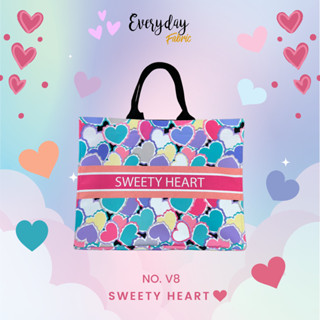 กระเป๋าผ้าแคนวาสรุ่น BONBONTOTE Valentines Collection No.V.8