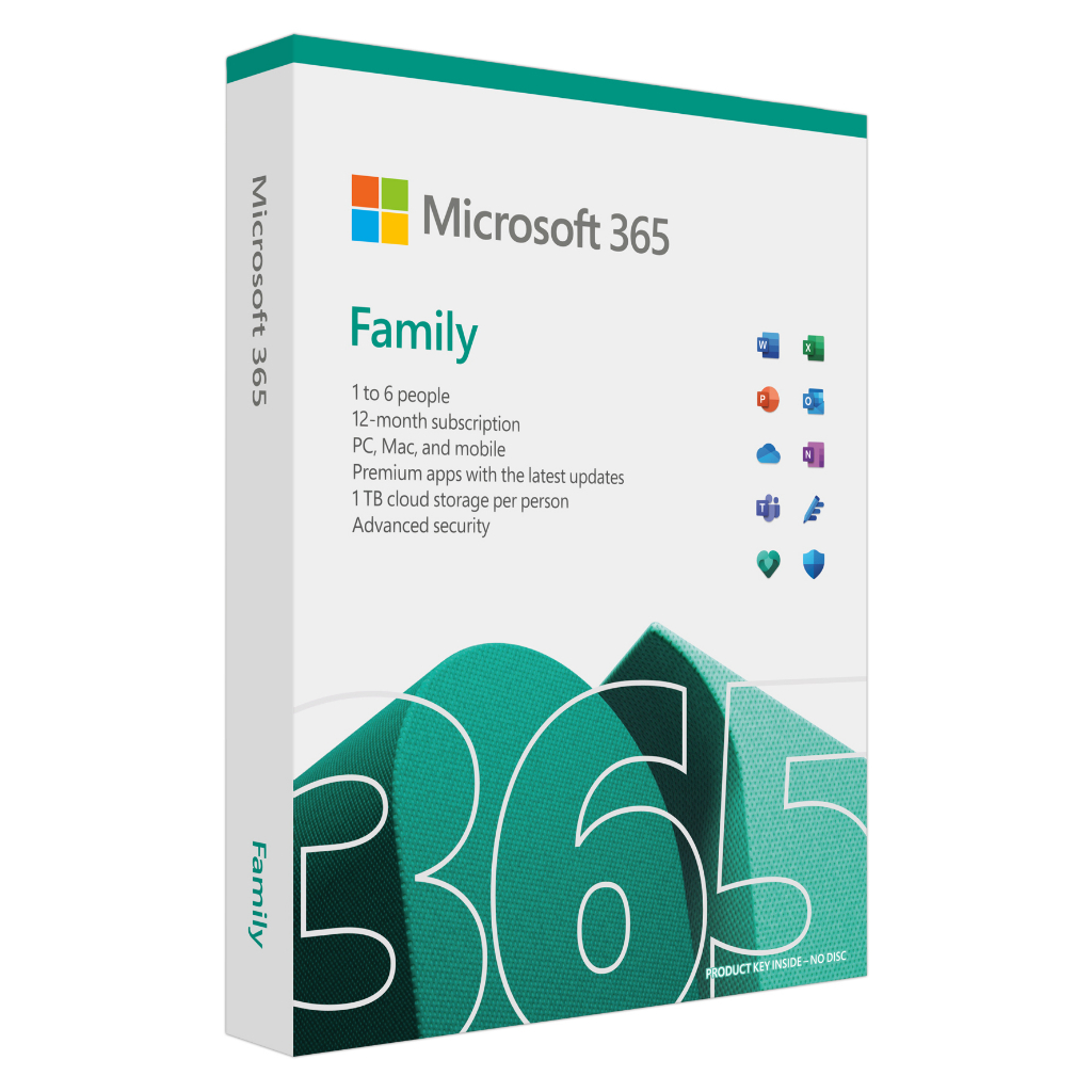 [Software] Microsoft 365 Family (M365) English Subscribe 1 Year