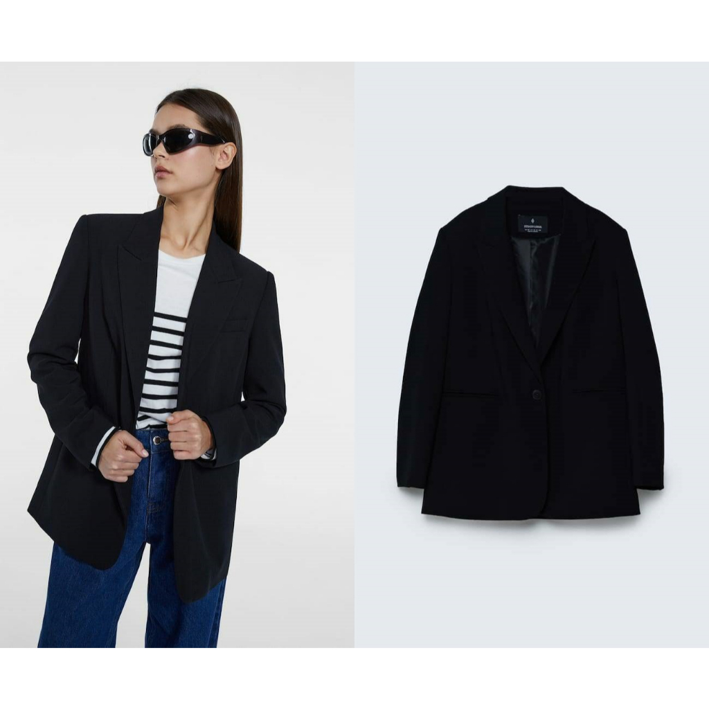 Stradivarius Buttones Blazer