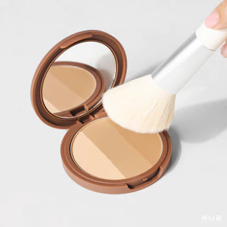 เฉดดิ้ง บรอนเซอร์ 4U2 BRONZER - บรอนเซอร์เนื้อนุ่ม เบลนง่าย ไม่เป็นคราบ 3 สี ในตลับเดียว