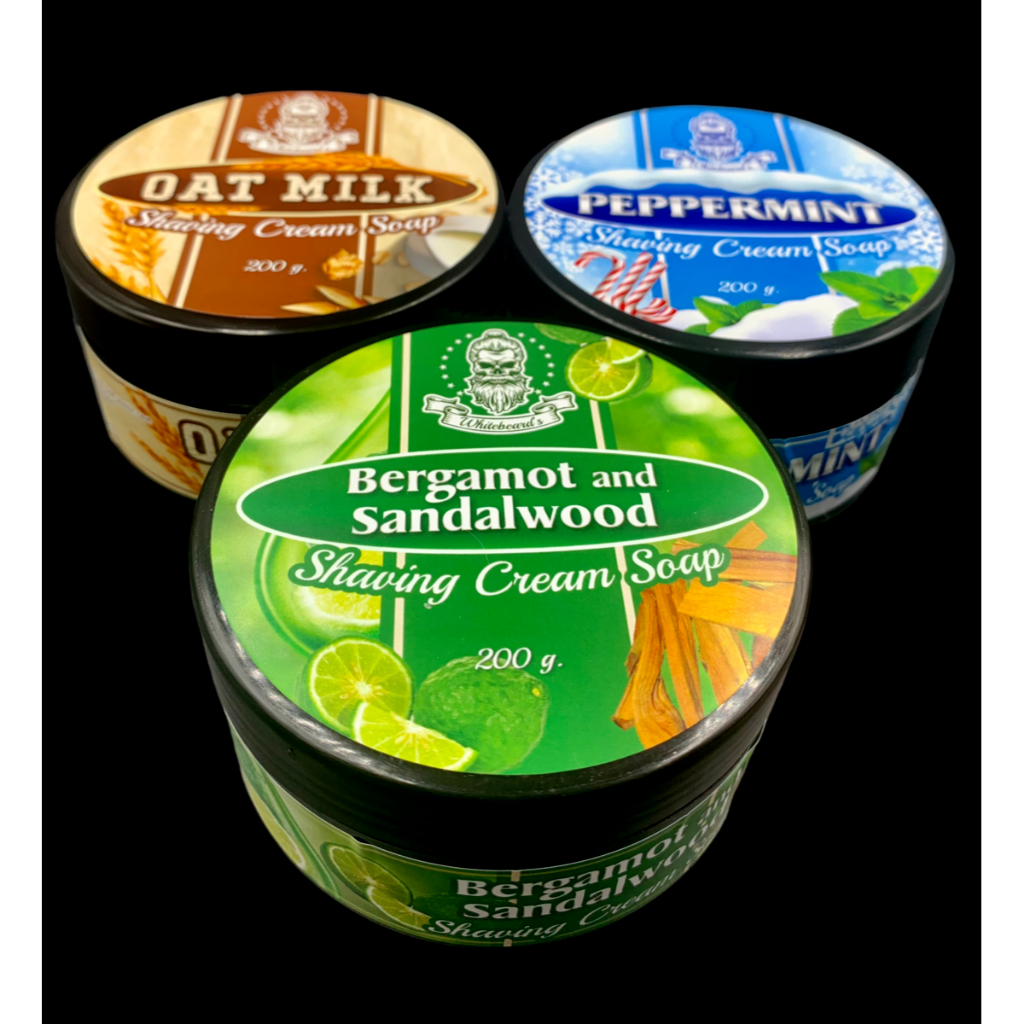 Whitebeard's Shaving Cream Soap - Bulk Size Jar