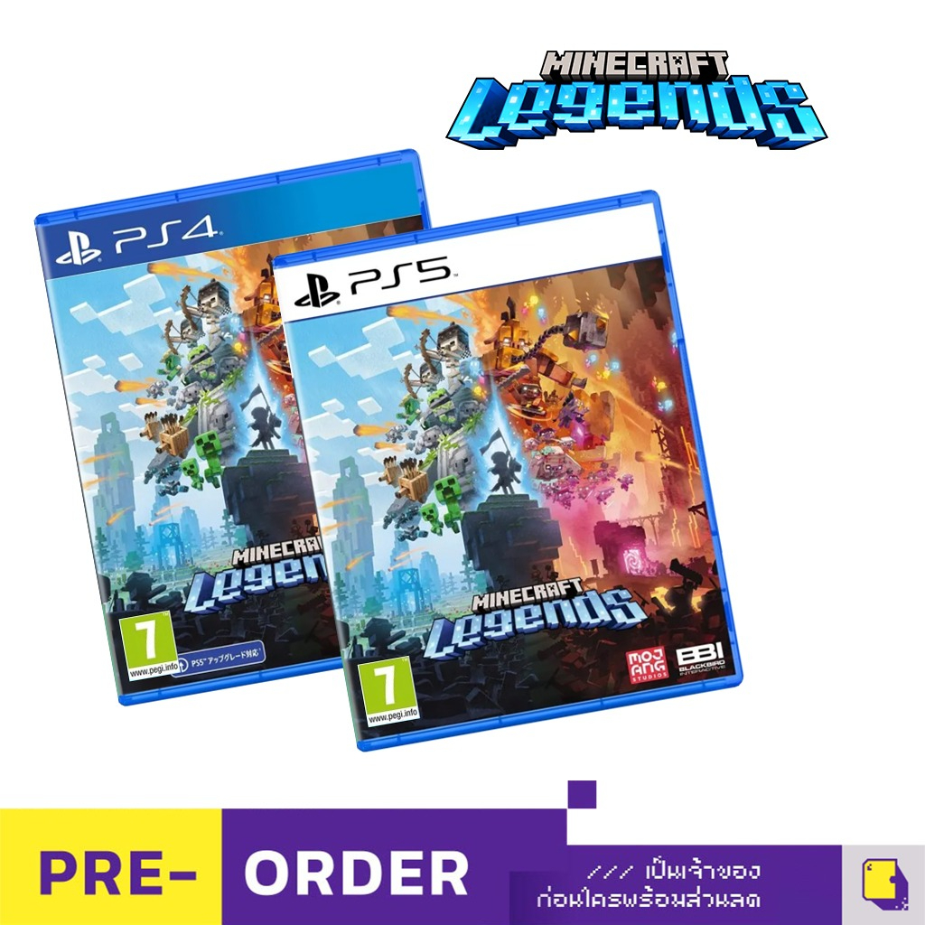 PRE-ORDER PS4PS5 MINECRAFT LEGENDS DELUXE EDITION (เกม PlayStation วาง ...