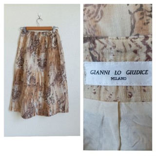 Gianni Lo Giudice Milano กระโปรงวินเทจ รอบเอว 24 นิ้วค่ะ