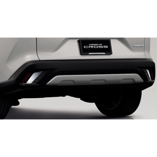 (ของแท้) คิ้ว ตกแต่งกันชนหลัง โครเมียม Rear Bumper Garnish (Chrome) โตโยต้า ครอส Cross ปี 2020 1 ชุด มี 2 ชิ้น ซ้ายขวา