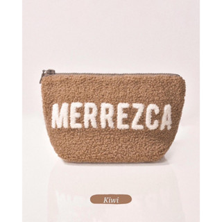 Merrezca Terry Cosmetic Bag กระเป๋าเก็บเครื่องสำอางค์ ใบใหญ่ใส่ของได้เยอะ มี 3 สี #kiwi #brown #beige