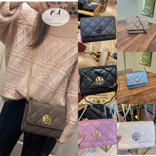 F.A ว่าแท้100% TORY BURCH WILLA CHAIN WALLET กระเป๋าสะพายข้าง มินิ 209 83692