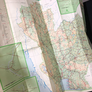 แผนที่ทางหลวงประเทศไทย ฉบับปี 2534