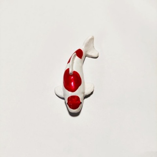 ตุ๊กตาแม่เหล็กปลาคาร์ฟ Koi fish magnet เสริมฮวงจุ้ย เรียกทรัพย์เข้าบ้าน ตกแต่งตู้เย็น,บ่อปลา,ตู้ปลา