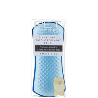 พร้อมส่ง ของแท้ Tangle Teezer Pet Teezer De-Shedding Dog Grooming Brush Small (Navy &amp; Sky Blue)