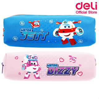 Deli H921 Pencil Bag กระเป๋าดินสอ ลาย Super wings กระเป๋าดินสอลายน่ารัก เครื่องเขียน กระเป๋า กระเป๋าแฟนซี อุปกรณ์เครื่องเขียน ราคาถูก