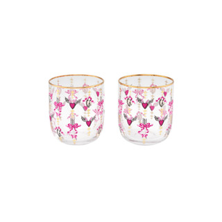 Cath Kidston Recycled Glass Tumbler Love Locket Cream