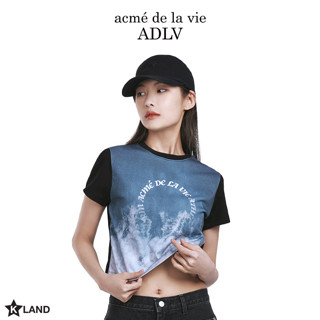 [LISA PICKED] acme de la vie [ADLV X LISA] OCEAN ARTWORK CROP SHORT SLEEVE T-SHIRT (ADL23CT0001U)