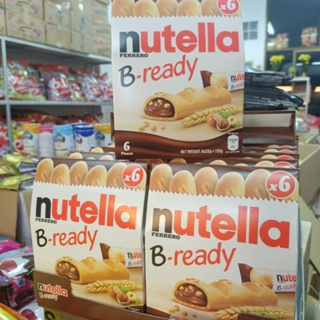 🍫🍫Nutella B-ready เวเฟอร์อบกรอบสอดไส้นูเทลล่า ร้านน้องเมย์