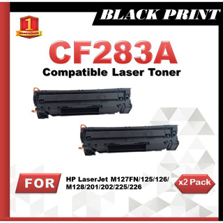 ตลับหมึกเลเซอร์ HP CF283A CF283 HP283A For HP LaserJet Pro MFP M125a/M127fn/M201n/M225/M125/M127ชุดแพ็ค 2ตลับสุดคุ้ม