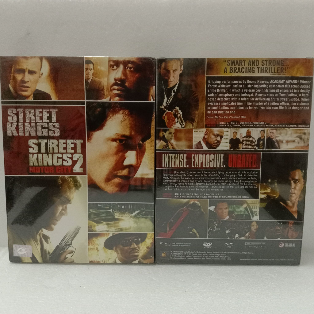 Media Play Street Kings 1 +Street Kings 2/ตำรวจเดือดล่าล้างเดน 1 + ตำรวจเดือดล่าล้างเดน 2/S14307DA (