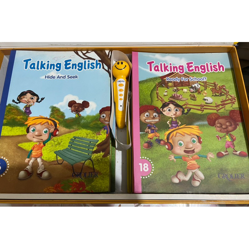 หนังสือ Talking English + ปากกาพูดได้ Grolier หนังสือ 20