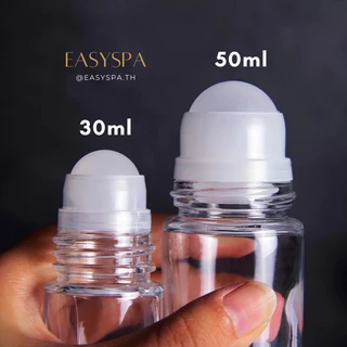 ขวดแก้วหนา ลูกกลิ้งหัวใหญ่ 20ml 30ml 50ml ขวดโรลออนใหญ่ ขวดน้ำมันนวด essential oil bottle aroma oil ขวดลูกกลิ้งสมุนไพร