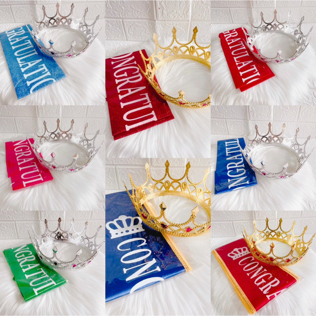 เช็ตสายสะพายปัจฉิม พร้อมมงกุฎปัจฉิม