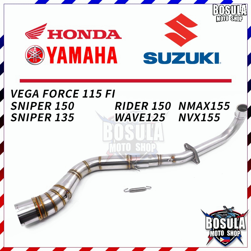 ท่อไอเสียสำหรับ Yamaha MX King Exciter150 Spark135 R25 R3 WAVE125 - ด้านหน้า