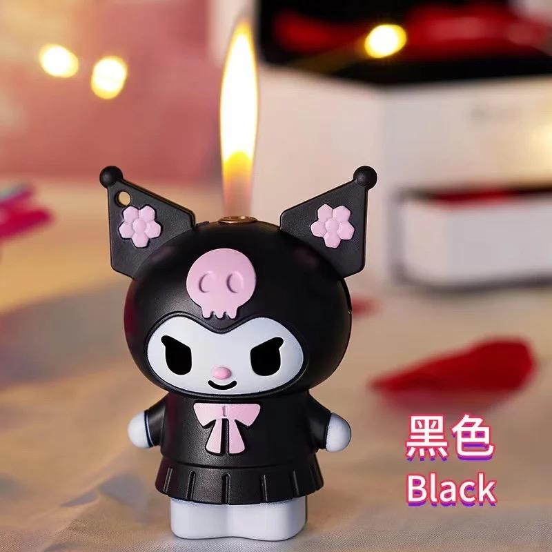 สินค้ามีพร้อมส่ง แถมฟรีแก็ส 30 กรัม พวงกุญแจไฟแชก คุโรมิ มี 3 สีน่ารัก