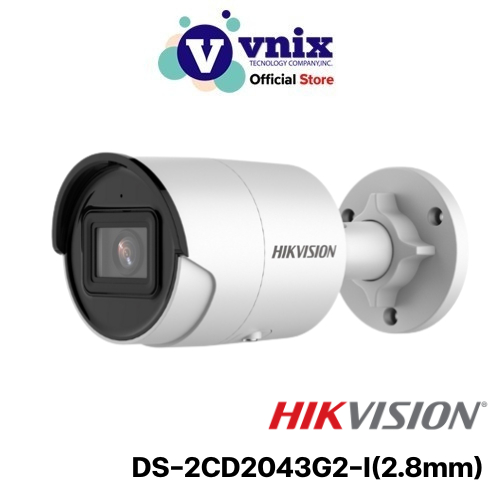 DS-2CD2043G2-I(2.8mm) กล้องวงจรปิด Hikvision 4MP AcuSense Fixed Bullet IP Camera By Vnix Group