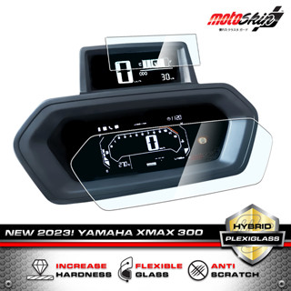 ฟิล์ม Plexiglass กันรอยหน้าปัด NEW! XMAX300 2023 Dashboard Protection Film