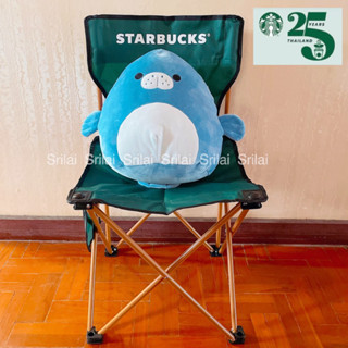 🔥 Sale!! [ ของแท้ 100% ] เก้าอี้สนาม ⭐️ Starbucks Rewards Camping Chair เก้าอี้ผ้าใบสีเขียว Starbucks พร้อมถุงผ้า