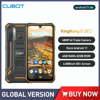 Cubot KingKong 5 Waterproof Cellphone Android 11 IP68 Rugged Phone 4GB+32GB 6.088 Inch Smartphone 5000mAh 48MP Triple Ca