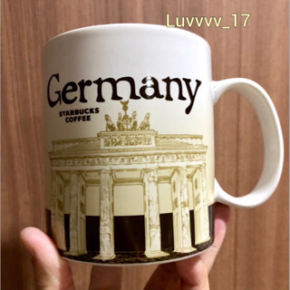 Starbucks Coffee Mug Collector Series 2010 Germany Deutschland 16 oz./ 473 ml. (ไม่มีกล่อง)