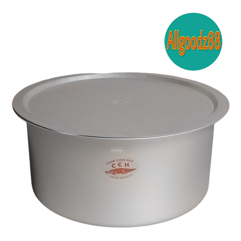 หม้อเเขก หม้ออินเดีย ตราจระเข้ No.36, 40, 45, 50, 55 ซม. (ไม่มีหูจับ) - รูปที่ 6