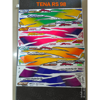 สติ๊กเกอร์ TENA RS ใหม่ สีน้ำเงิน สีแดง สีดำ สีเขียว ปี 1998