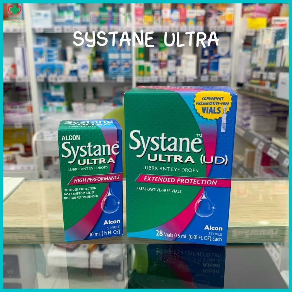 Systane Ultra(UD) ซิสเทน น้ำตาเทียมรายวัน ไม่ผสมสารกันเสีย (0.5 ml ...