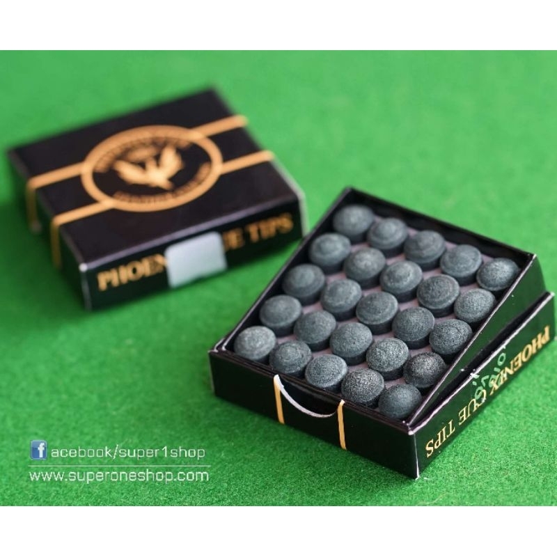 หัวคิวฟีนิกซ์ Phoenix 11 mm. (มี M , H) ลามิเนทดำ **50 หัว/กล่อง**